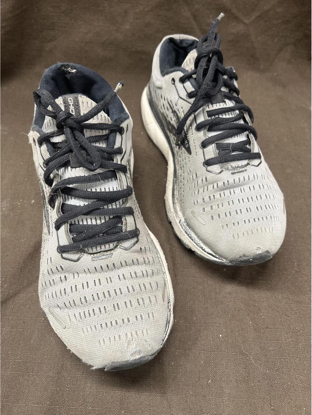 Brooks Ghost Running Shoes - Gray, Men's Size